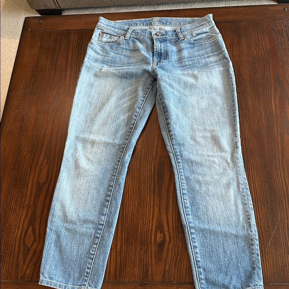7 For All Mankind Light Wash Denim